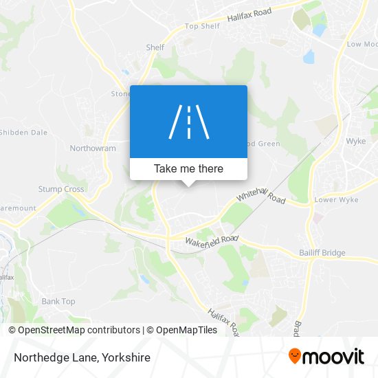 Northedge Lane map