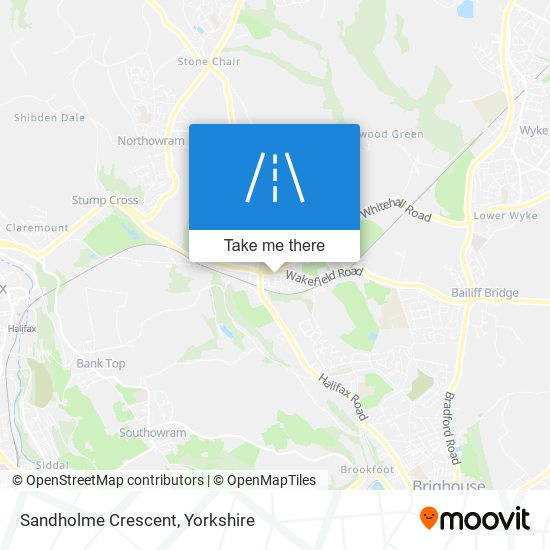 Sandholme Crescent map