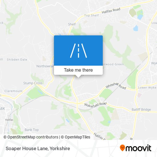 Soaper House Lane map