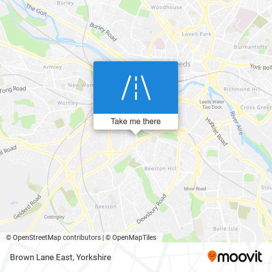 Brown Lane East map