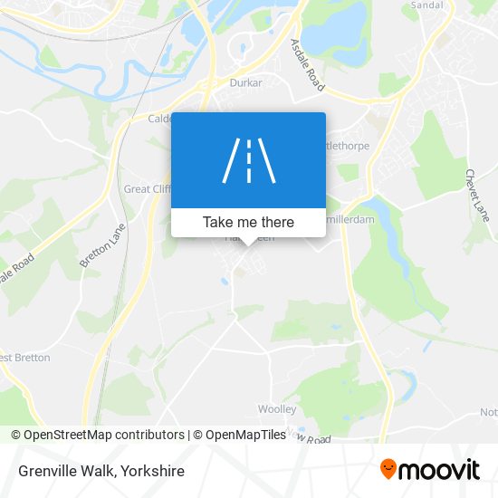Grenville Walk map