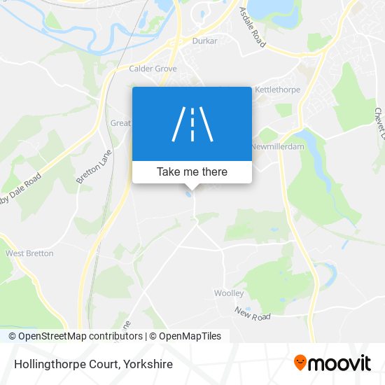 Hollingthorpe Court map