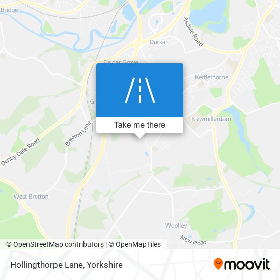 Hollingthorpe Lane map