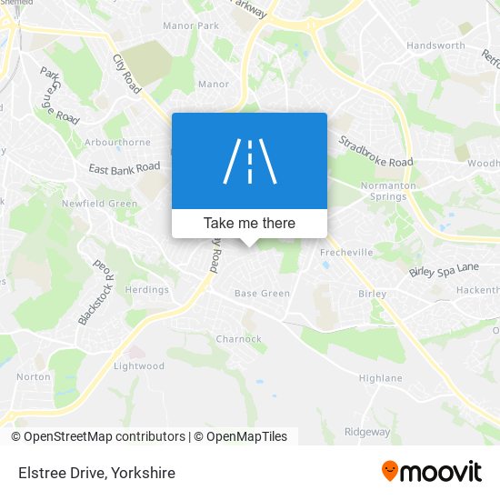 Elstree Drive map