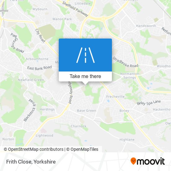 Frith Close map