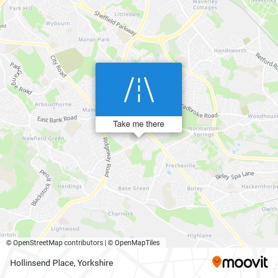 Hollinsend Place map