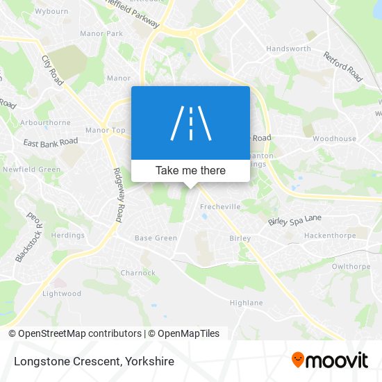 Longstone Crescent map