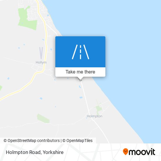 Holmpton Road map