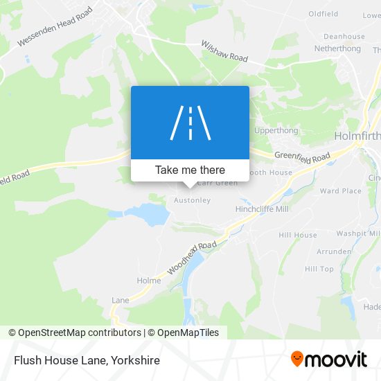 Flush House Lane map