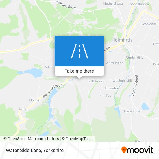 Water Side Lane map