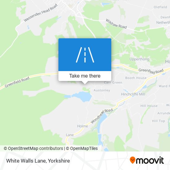 White Walls Lane map