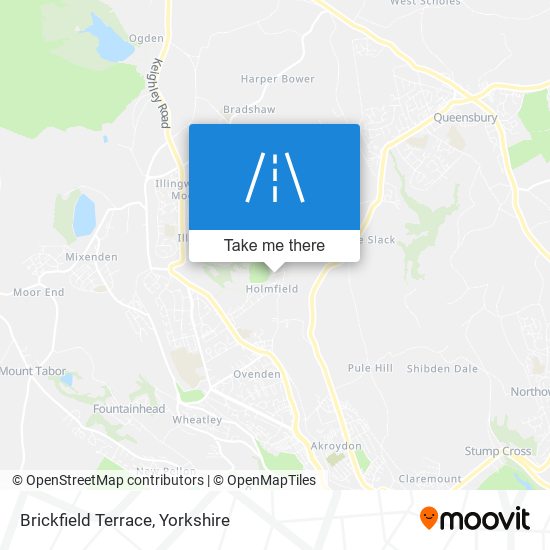 Brickfield Terrace map