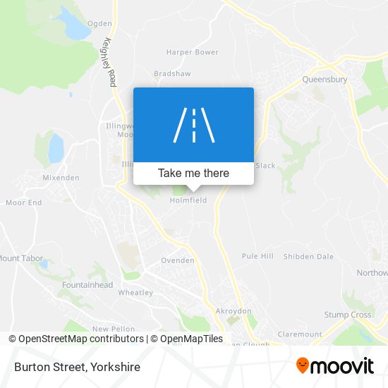Burton Street map