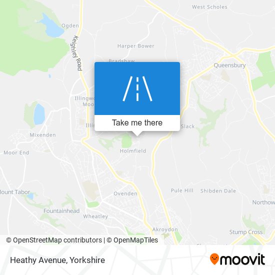 Heathy Avenue map