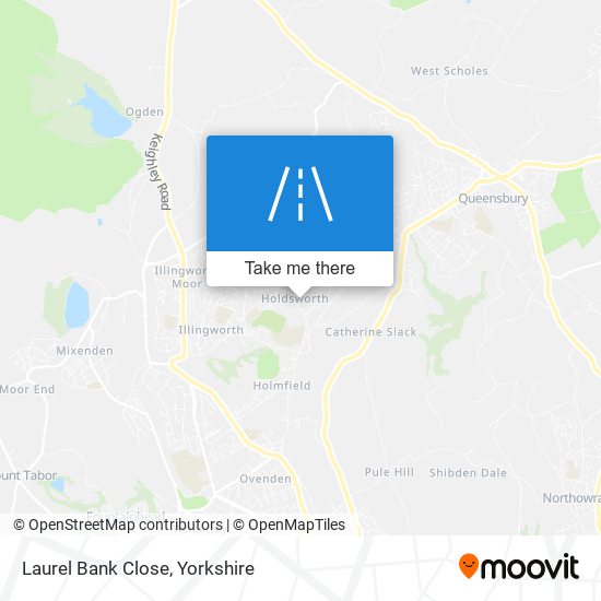 Laurel Bank Close map