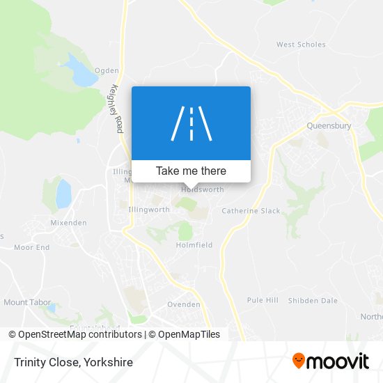 Trinity Close map