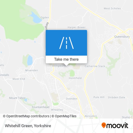 Whitehill Green map