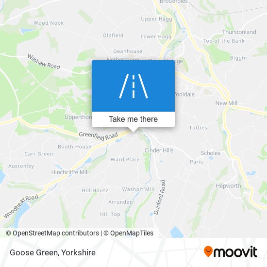 Goose Green map