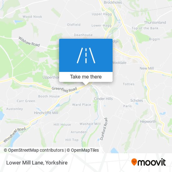 Lower Mill Lane map