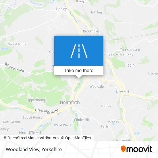 Woodland View map