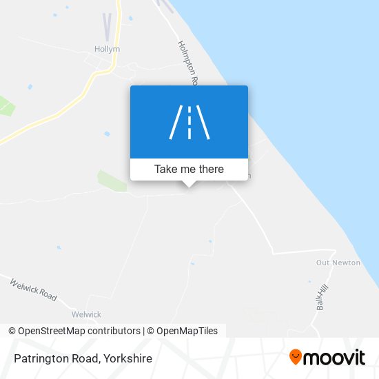 Patrington Road map