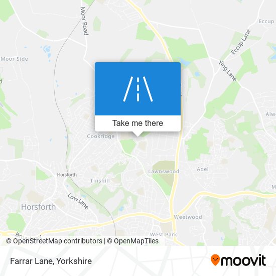 Farrar Lane map