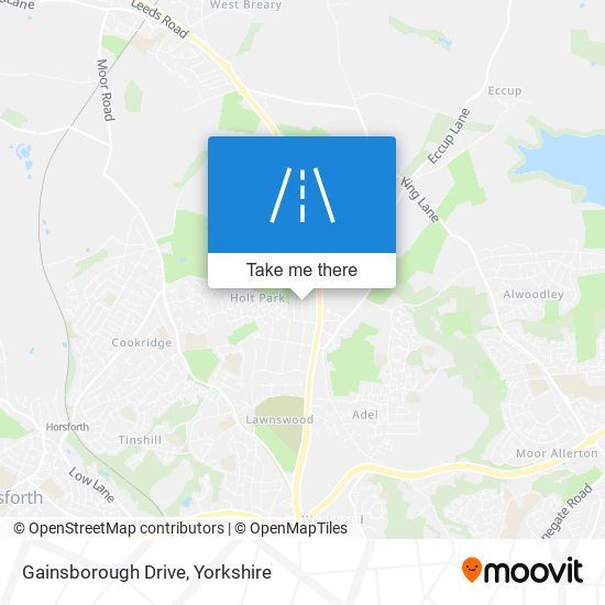 Gainsborough Drive map