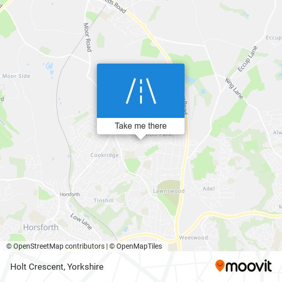 Holt Crescent map