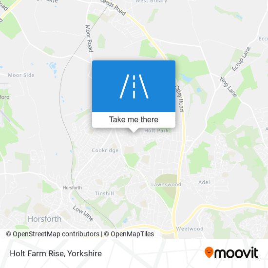 Holt Farm Rise map