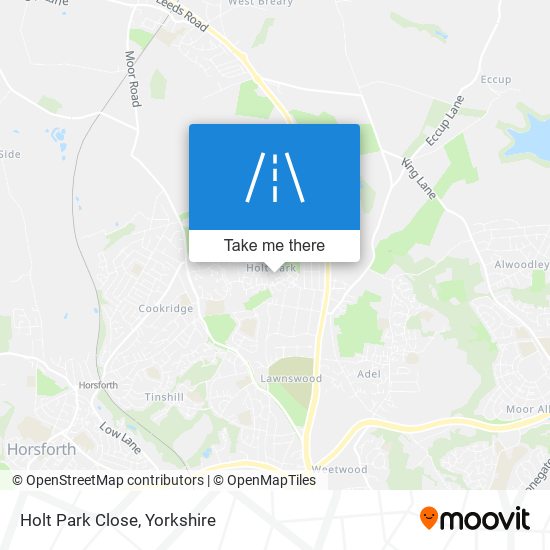 Holt Park Close map