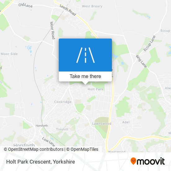 Holt Park Crescent map