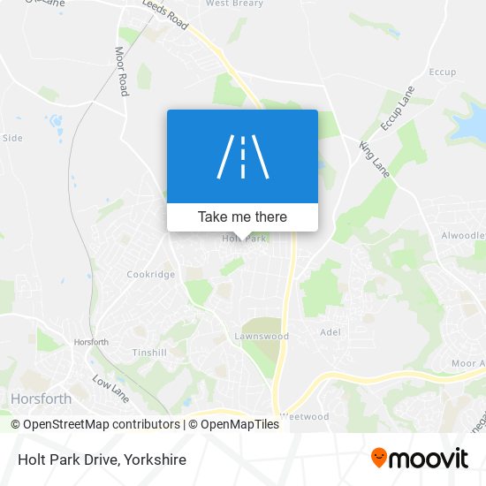 Holt Park Drive map