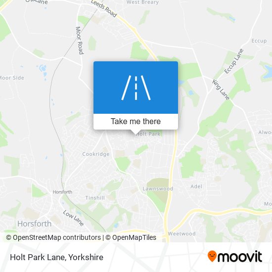 Holt Park Lane map