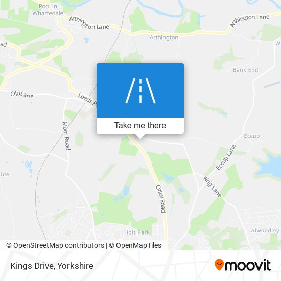 Kings Drive map