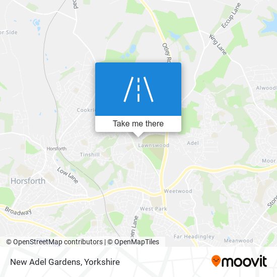 New Adel Gardens map