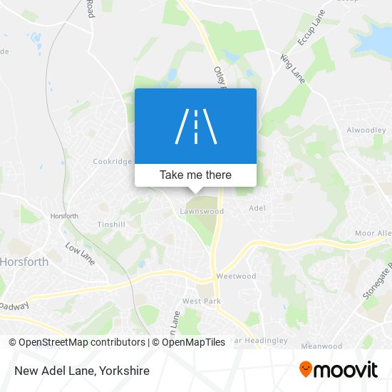 New Adel Lane map