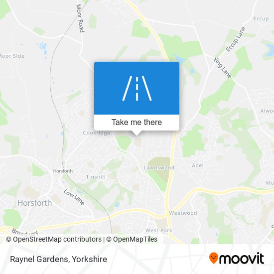 Raynel Gardens map