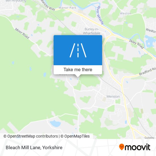 Bleach Mill Lane map