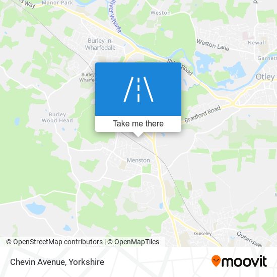Chevin Avenue map