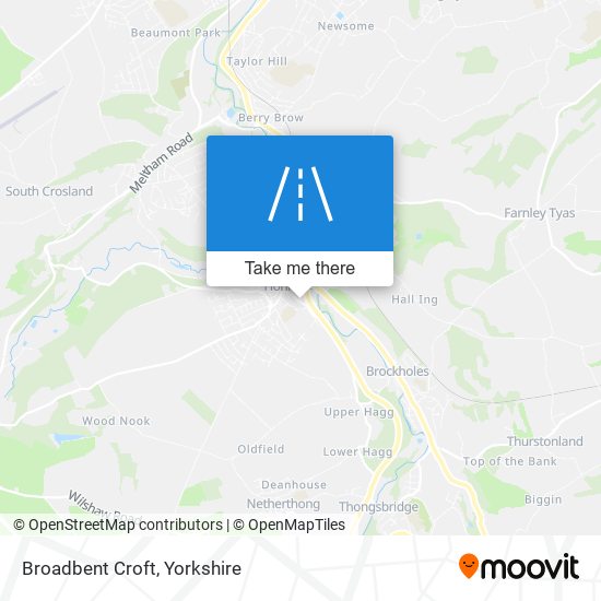 Broadbent Croft map