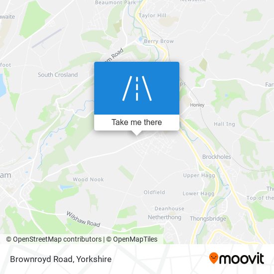 Brownroyd Road map