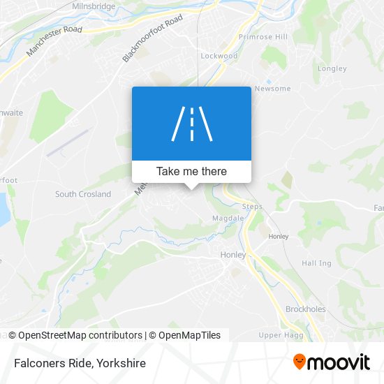 Falconers Ride map