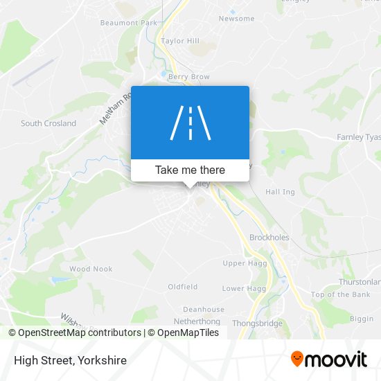 High Street map