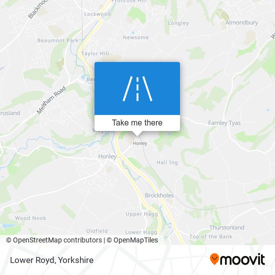 Lower Royd map