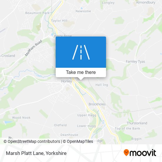 Marsh Platt Lane map