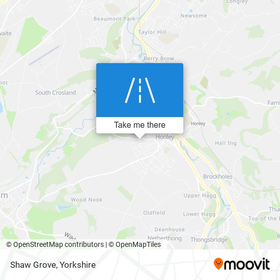 Shaw Grove map