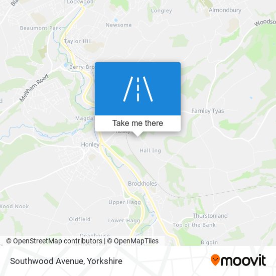 Southwood Avenue map