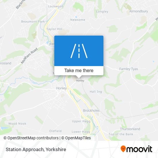 Station Approach map
