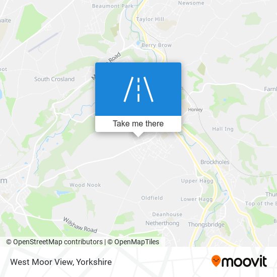 West Moor View map