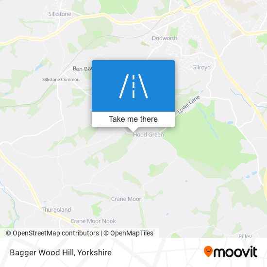 Bagger Wood Hill map